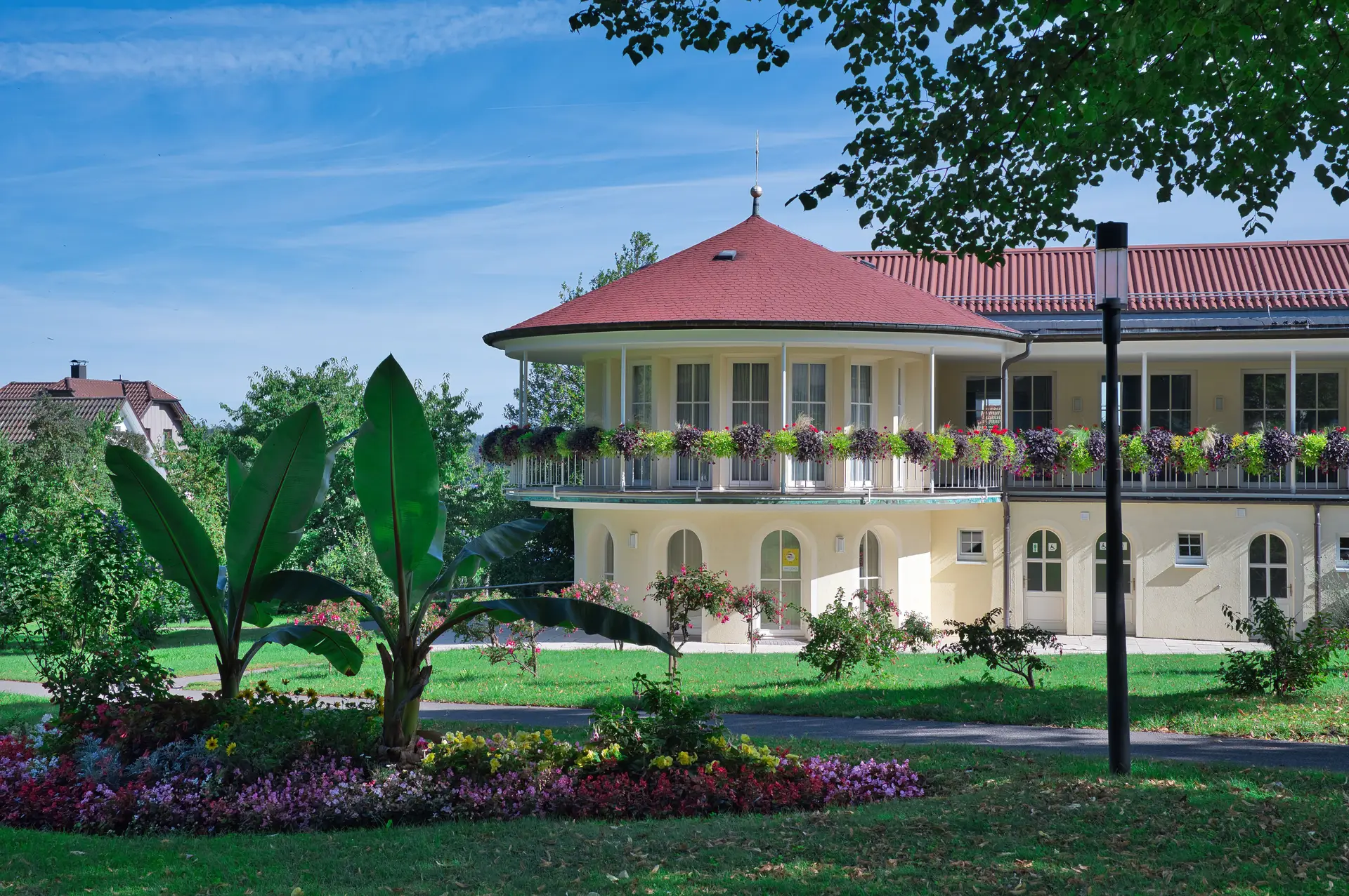 Kurhaus og klassiske søyler i Baden-Baden